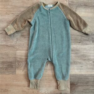 Fin and Vince Sherpa romper